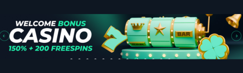 Rolletto casino banner 500x150 showing brand branding for website use