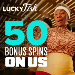 Lucky Fish Casino first deposit bonus promotion for new players